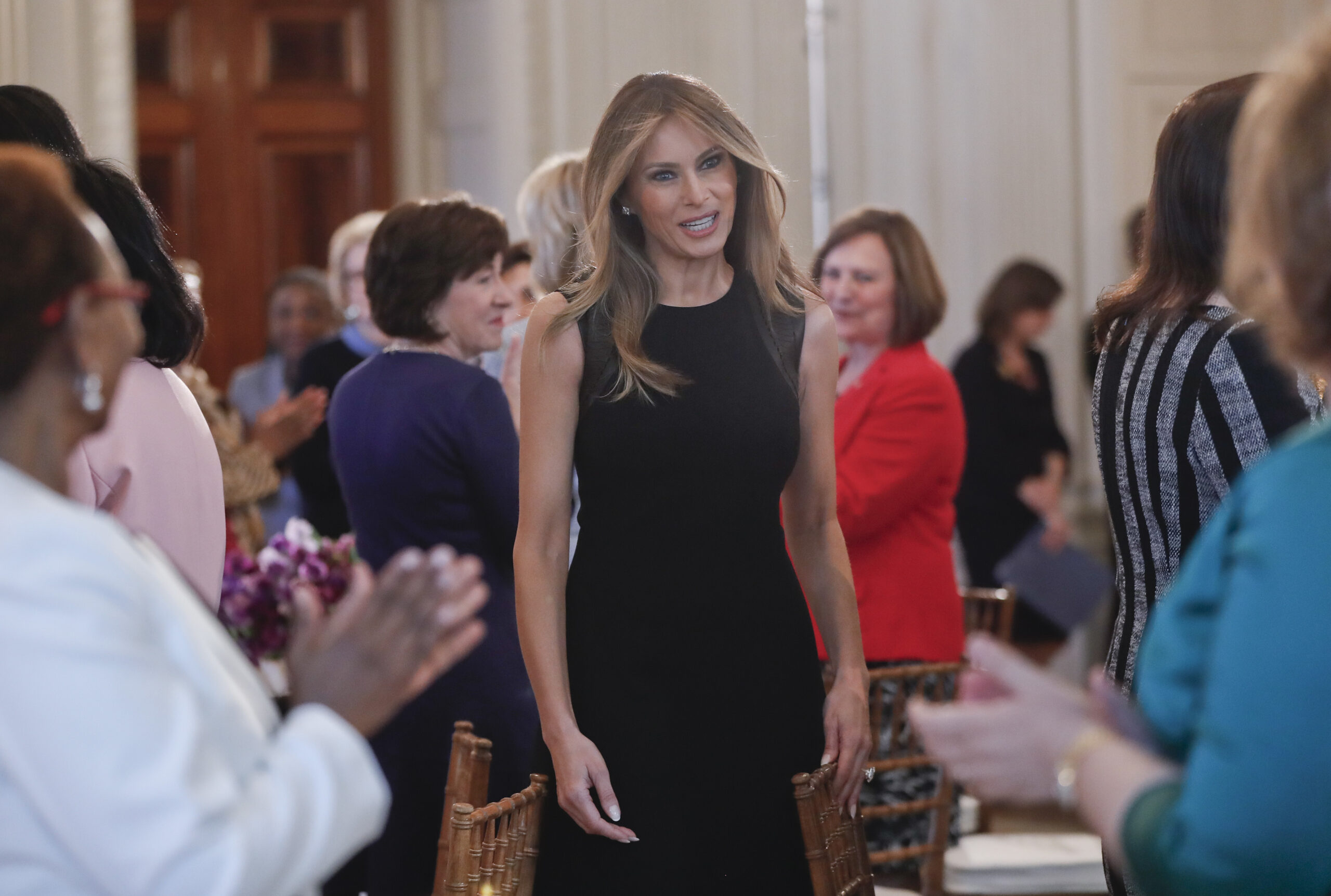 Melania Trump appears at GOP fundraiser in Florida