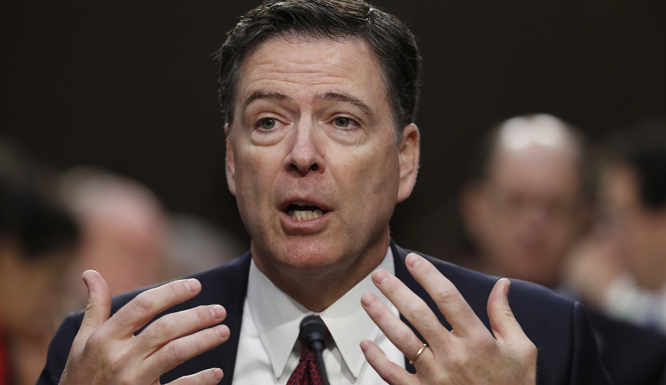 Former FBI Director James Comey questioned by Robert Mueller