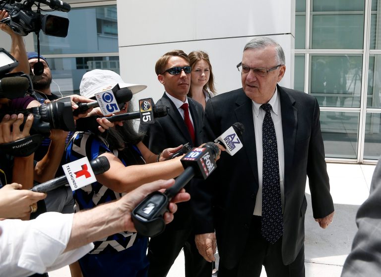 Former Maricopa County Sheriff Joe Arpaio said he was concerned about the veracity of President Trump's pardon at first glance. (AP Photo/Ross D. Franklin)