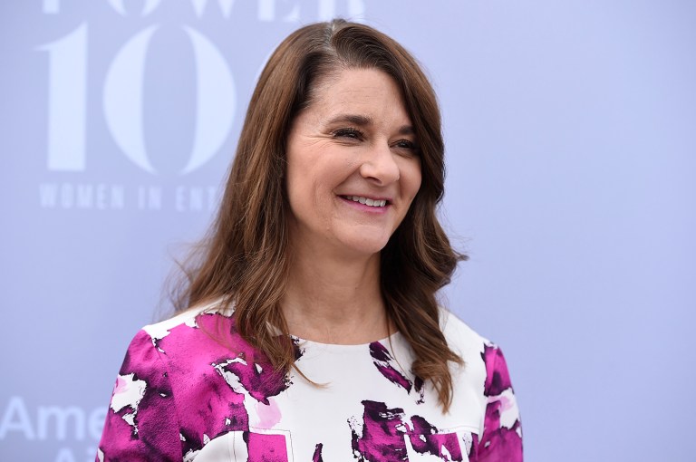 Melinda Gates said the initial absence of an app to record menstrual periods in the Apple Watch is evidence that the tech industry has become too dominated by men. (Photo by Jordan Strauss/Invision/AP)