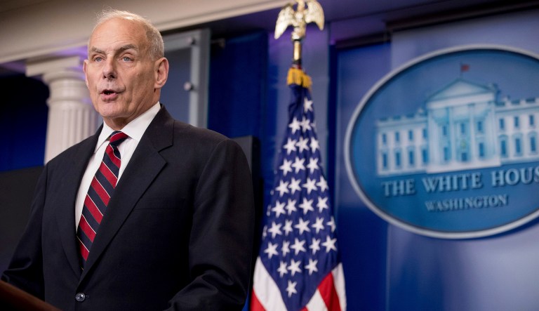 Homeland Security Secretary John Kelly honored his son Friday morning during an interview about Memorial Day, calling him the 