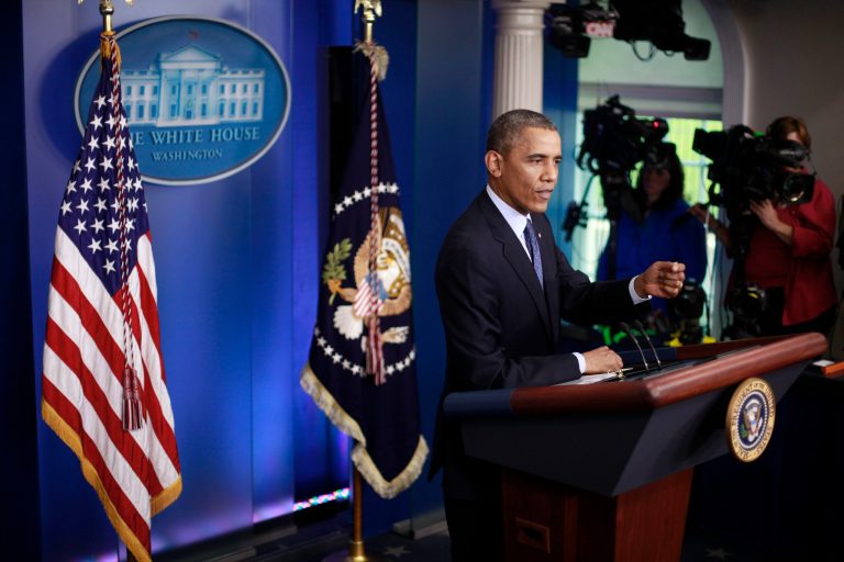 President Obama said during a press conference that he regularly told House Speaker John Boehner, R-Ohio, that he should have taken the deal on spending and taxes offered during the 2011 debt ceiling fight.ÃÂ (AP Photo/Pablo Martinez Monsivais)