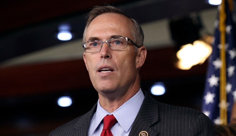 Rep. Jared Huffman, D-Calif., said in an interview published Thursday that he doesn't believe in God, but is uncomfortable with the certainty the word 