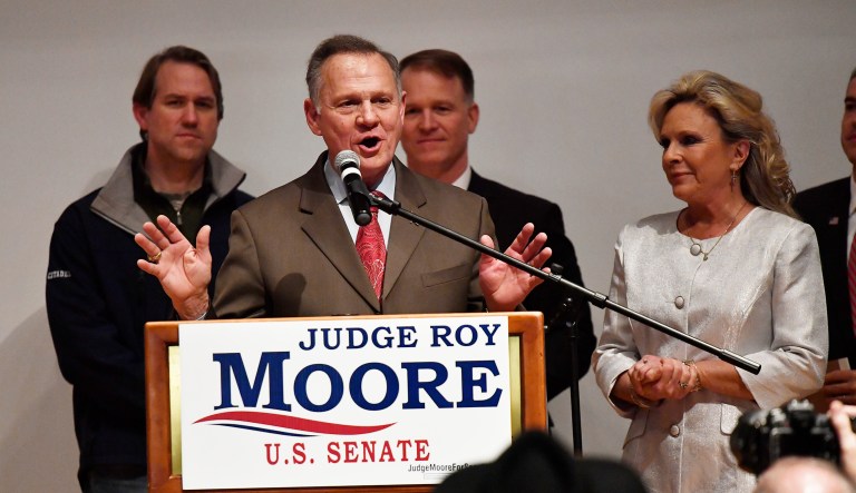 Even if those allegations weren't ultimately the single most important factor for most voters, it's clear they shaped the last month of the race dramatically. (AP Photo/Mike Stewart)