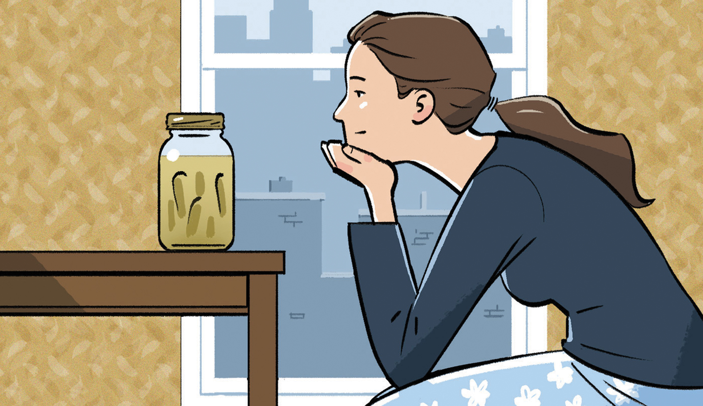 Gathering acorns in quarantine