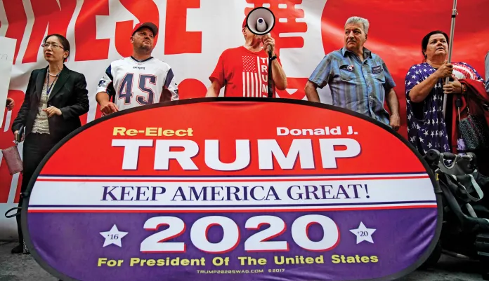 Trump is his own second-term agenda