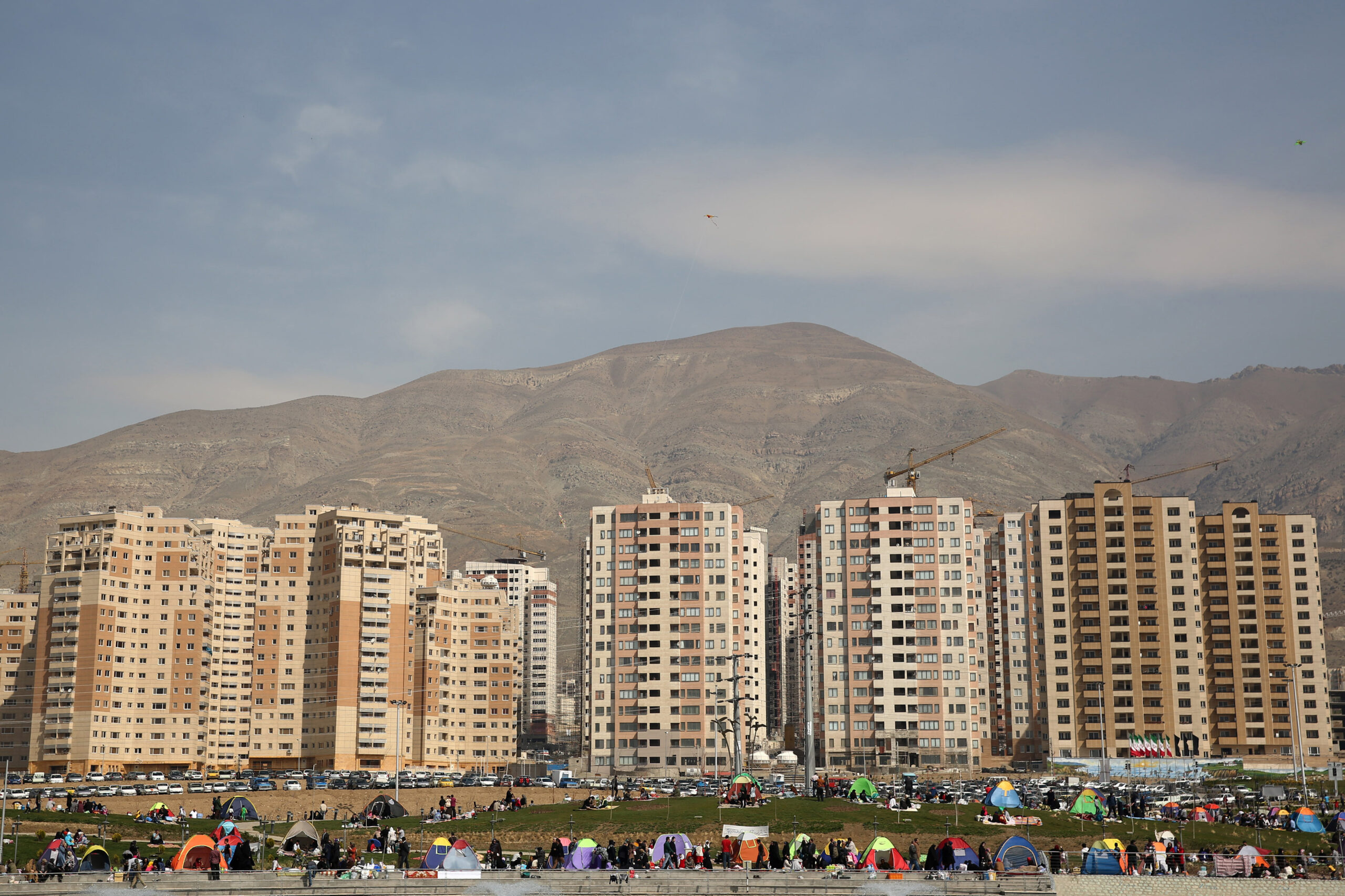 Iranians avoid bad luck with outdoor festival