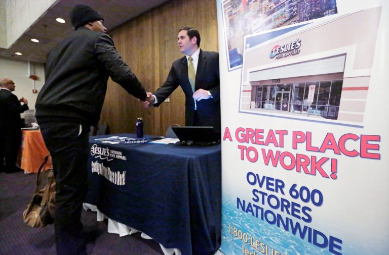 Since September 2015, the labor force has swelled by nearly 3 million, and the participation rate has ticked up by 0.3 percentage points despite the thousands of boomers retiring every day. (M. Spencer Green/AP Images)