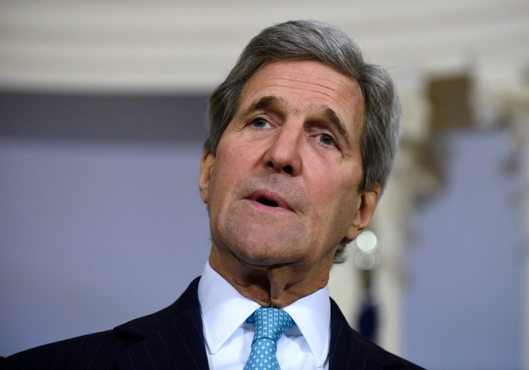 U.S. officials say Secretary of State John Kerry has determined that the Islamic State group is committing genocide against Christians and other minorities in Iraq and Syria. (AP Photo/Susan Walsh)