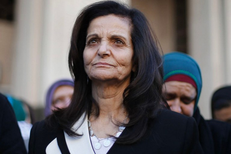 Rasmea Yousef Odeh was convicted of being a part of a terrorist bombing in Israel that killed two students in 1970. (AP Photo/Paul Sancya, File)