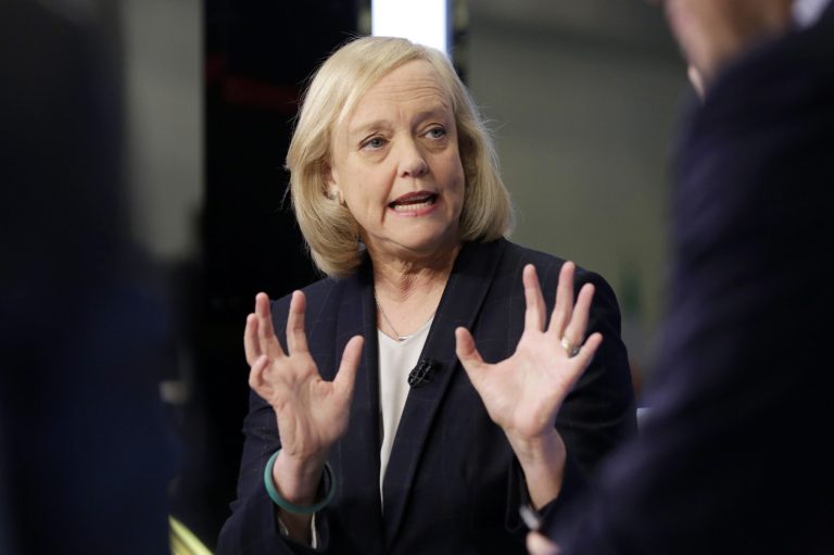 Whitman made the comments during a closed-door summit on Friday held by former GOP nominee Mitt Romney. (AP Photo/Richard Drew)