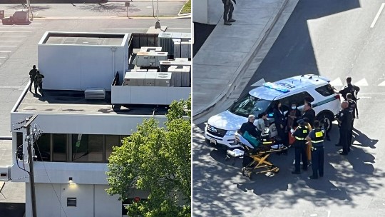 A hostage situation at a Virginia bank was resolved without injuries Tuesday afternoon and a suspect is in custody, according to the Arlington County Police Department.