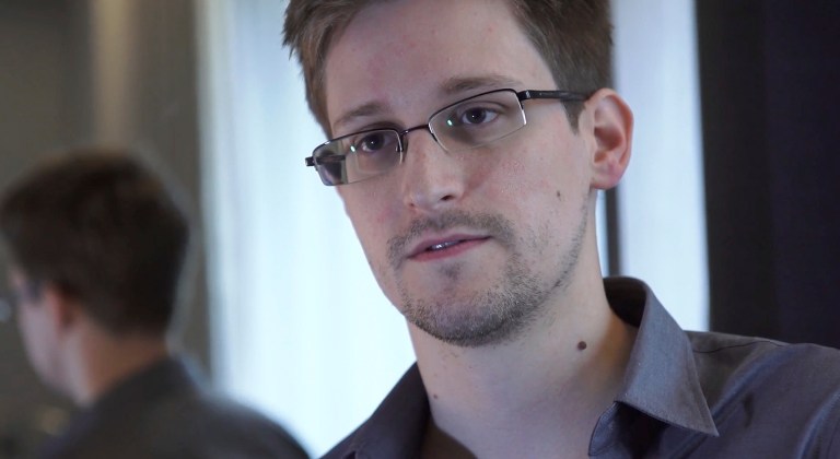 Edward Snowden, the man who leaked the National Security Agency data collection programs, said Monday the act of mass surveillance is 