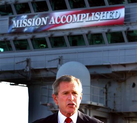 Obama’s ‘Mission Accomplished’ speech?