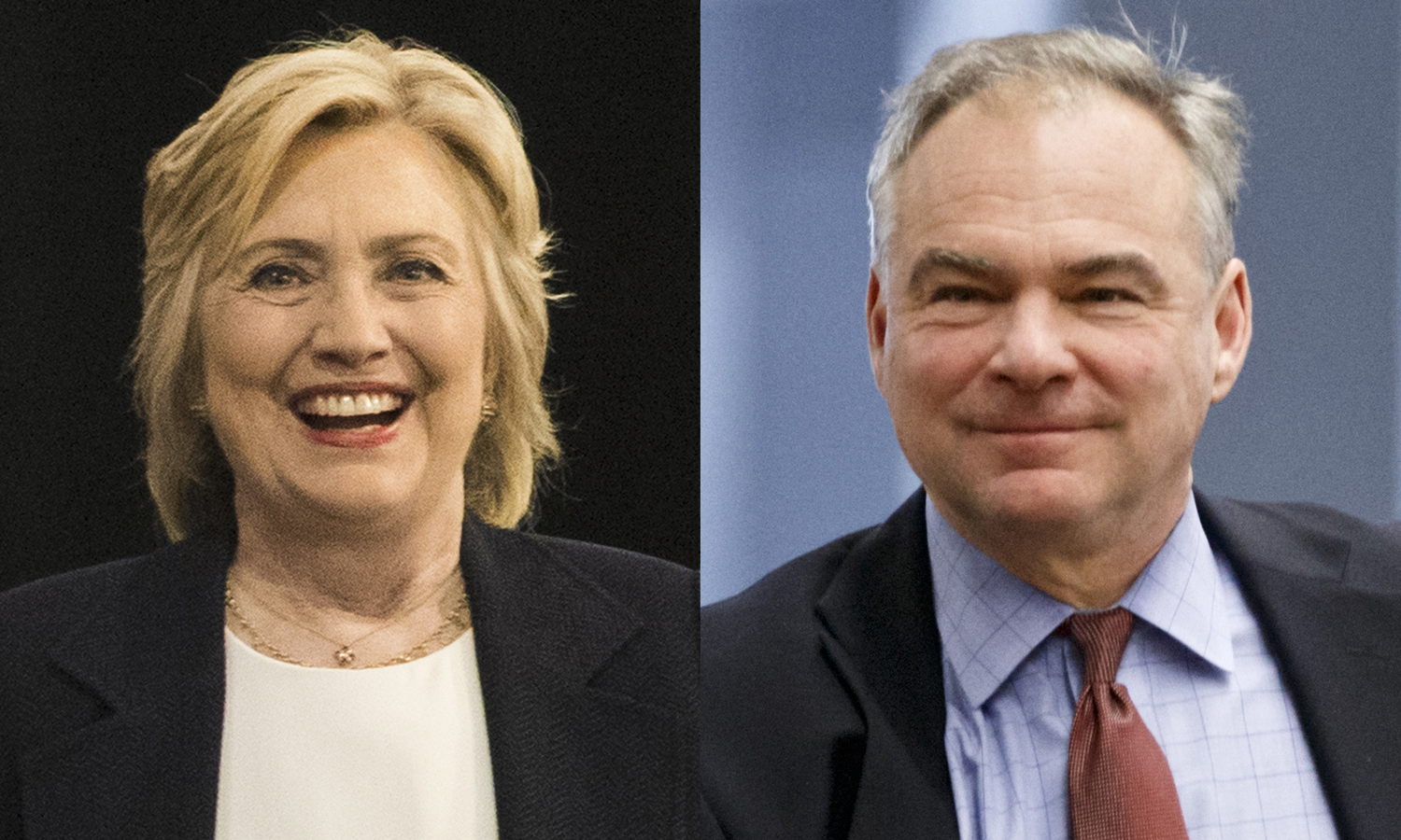 Clinton, Sen. Kaine bash Trump in Virginia