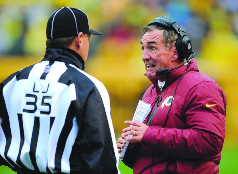 Joe Sargent/Getty Images
Mike Shanahan has a 14-27 record in 21Ã2 years as the Redskins' coach, including a 3-6 mark this season that includes three consecutive losses entering the bye week.