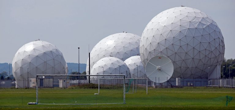 in Bad Aibling, southern Germany, on Monday, July 8, 2013. (AP Photo/Matthias Schrader)