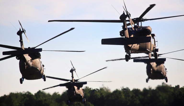 Some problems have already been found. In an initial audit, the Army found 39 Black Hawk helicopters that weren't on the books, Defense Department Comptroller David Norquist said. (U.S. Air National Guard photo by Master Sgt. Matt Hecht)