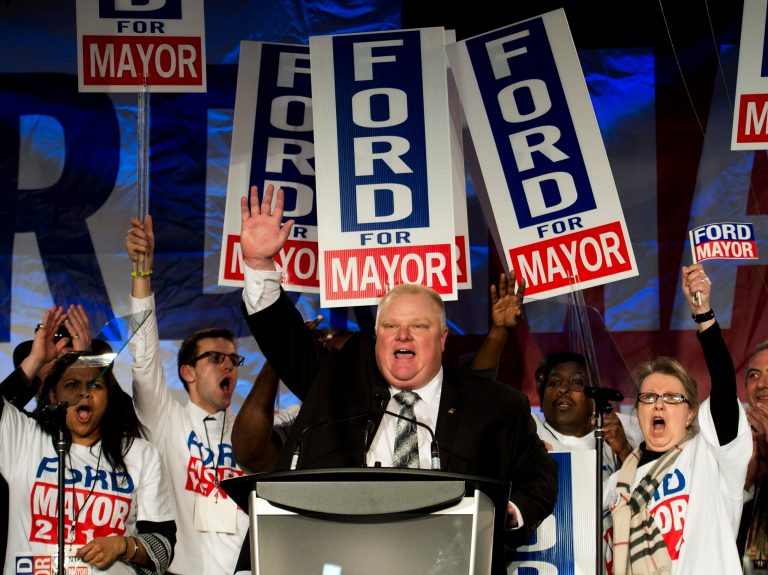 Rob Ford acknowledges “rocky moments” at rally