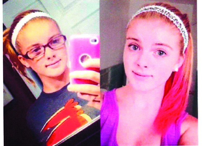 Photos released by Clayton, N.J. Police Department show Autumn Pasquale, 12, of Clayton, N.J. Authorities say her family reported her missing Saturday. Anyone with information is asked to contact the Clayton Police Department at (856) 881-2301. (AP Photo/Clayton, N.J. Police Department)
