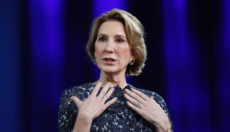 Carly Fiorina ‘wept’ at Trump response to protests