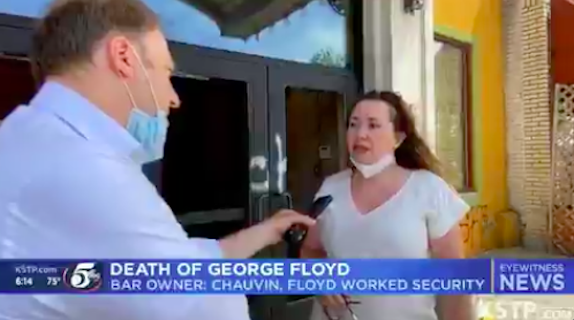 ‘They were working together’: Bar owner says George Floyd and Derek Chauvin worked for her as security guards