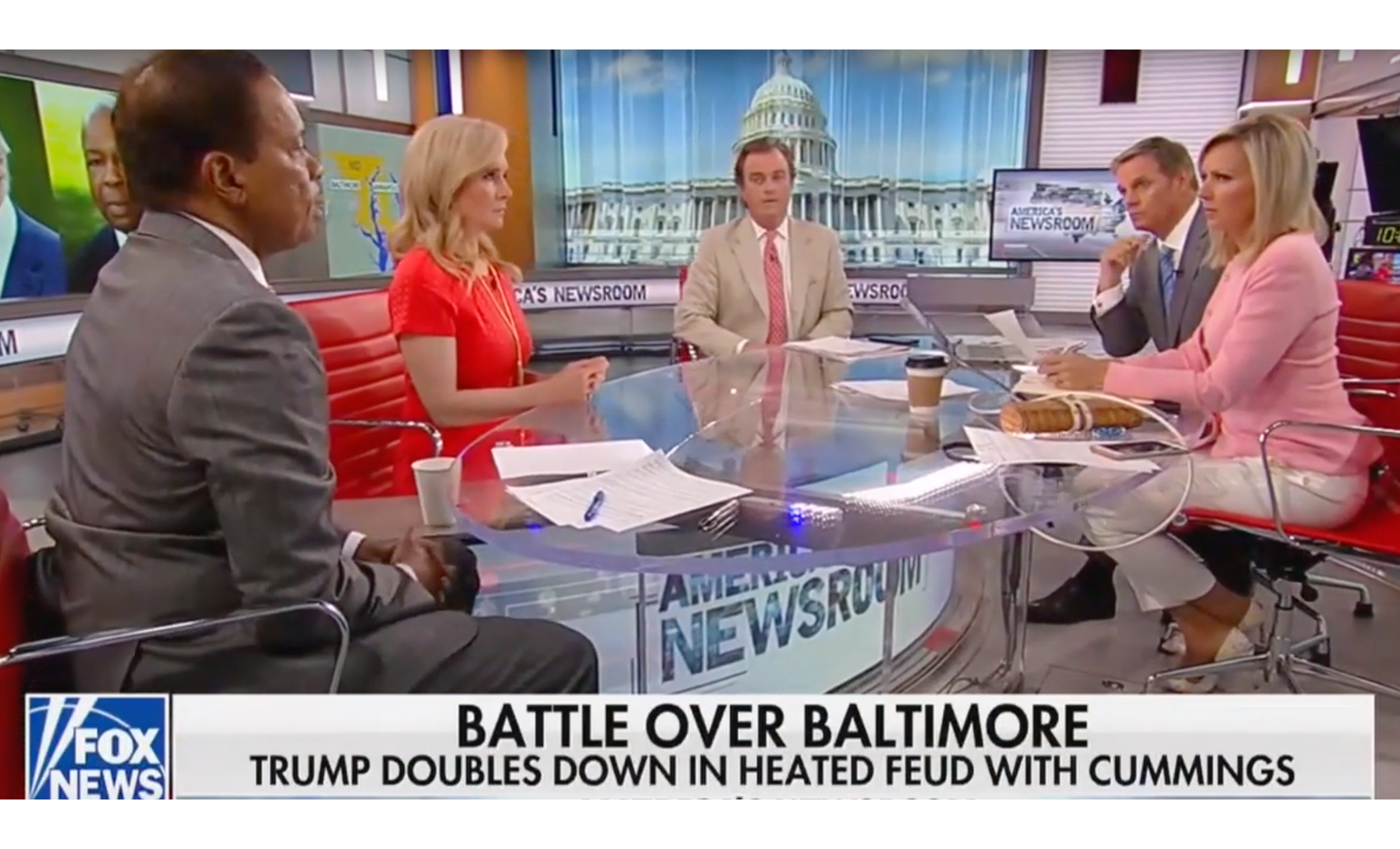 WATCH: Fox personalities clash over Trump comments on Baltimore