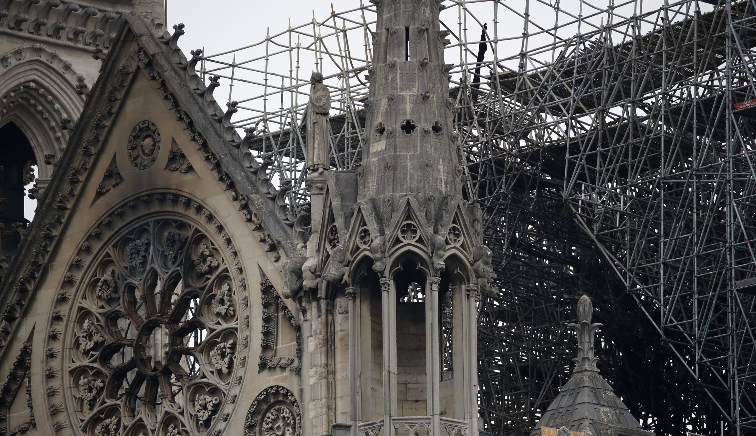 Notre Dame fire extinguished