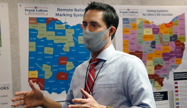 Ohio secretary of state challenges House Democratic voting bill