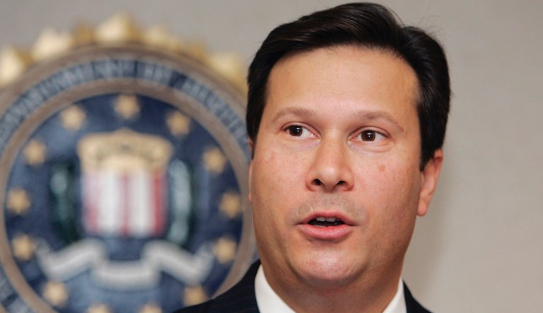 Former Special Agent-in-Charge Frank Figliuzzi answers questions during a news conference at the FBI office Cleveland Monday, Dec. 3, 2007. 