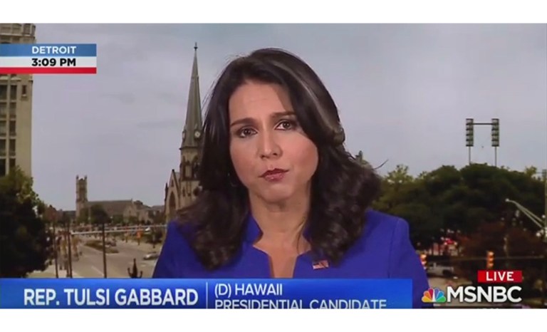 WATCH: Tulsi Gabbard accuses MSNBC of carrying water for Kamala Harris