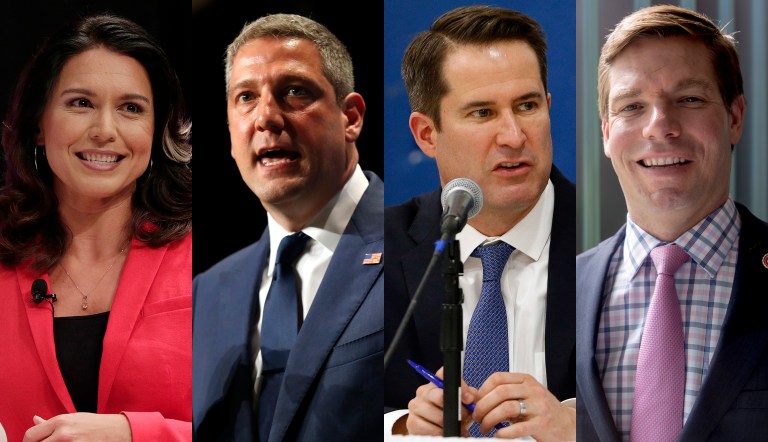 Tulsi Gabbard, Tim Ryan, Seth Moulton, and Eric Swalwell