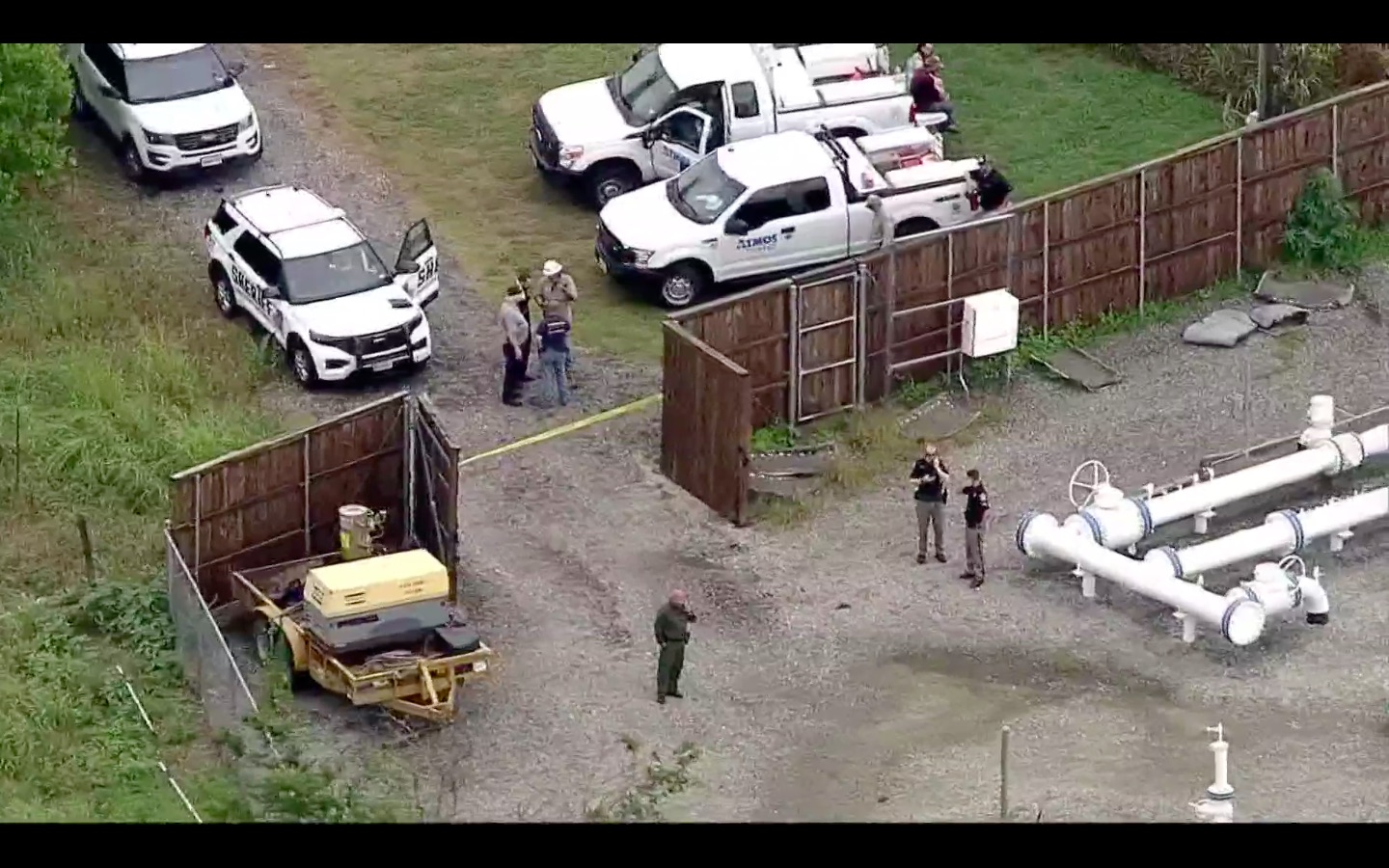 Two dead and two wounded after Texas gas line explosion