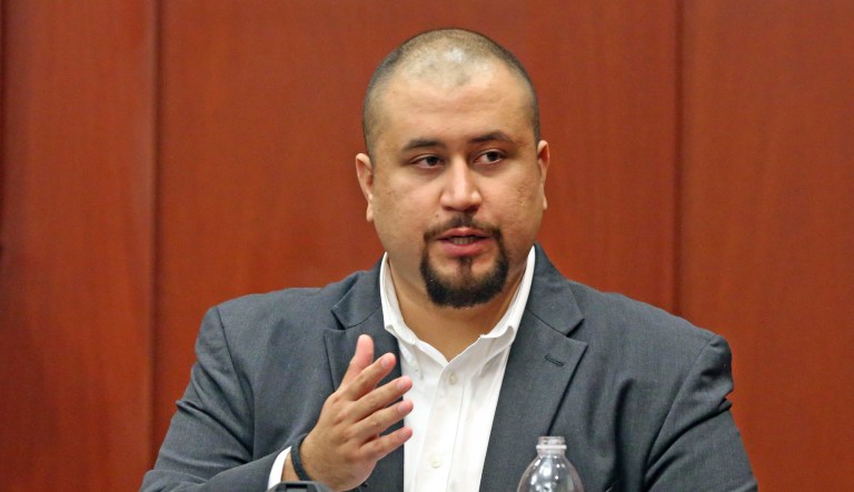 In this Sept. 13, 2016 file photo, George Zimmerman looks at the jury as he testifies in a Seminole County courtroom  in Orlando, Fla.
