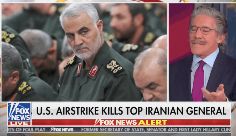 Geraldo Rivera appearance on Fox & Friends on 1/3/2020