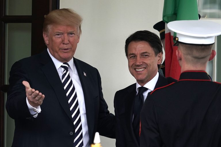 Trump Praises Italian Prime Minister During Visit