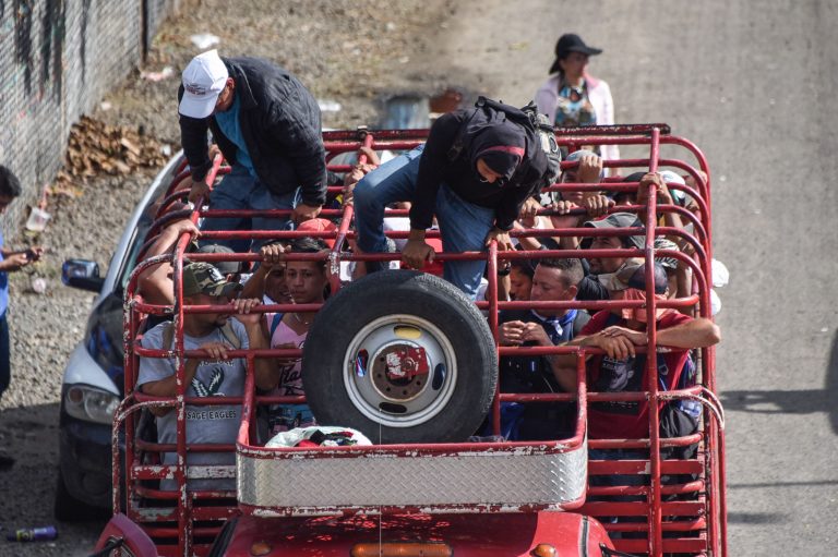 Fact Check: Do These Photos Depict Violence Against Police by the Migrant Caravan?