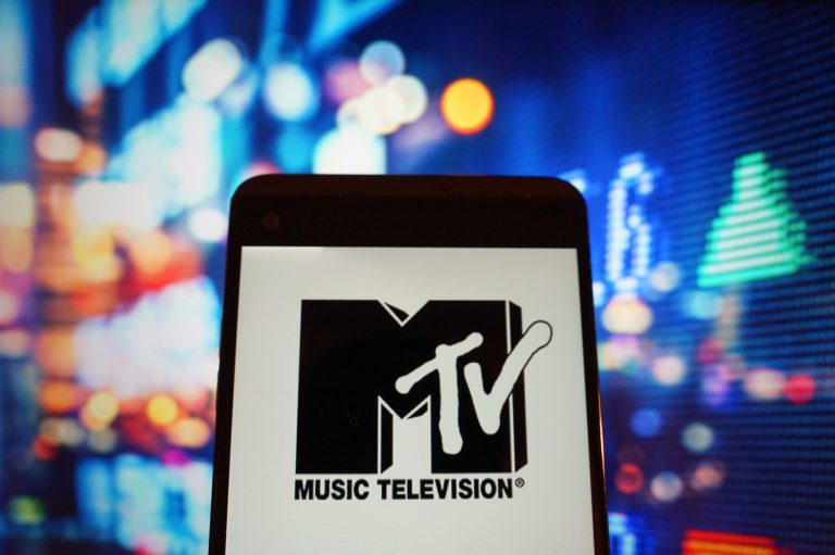 HONG KONG, CHINA - 2018/10/26: In this photo illustration, the logo of music television is seen displayed on a smartphone.