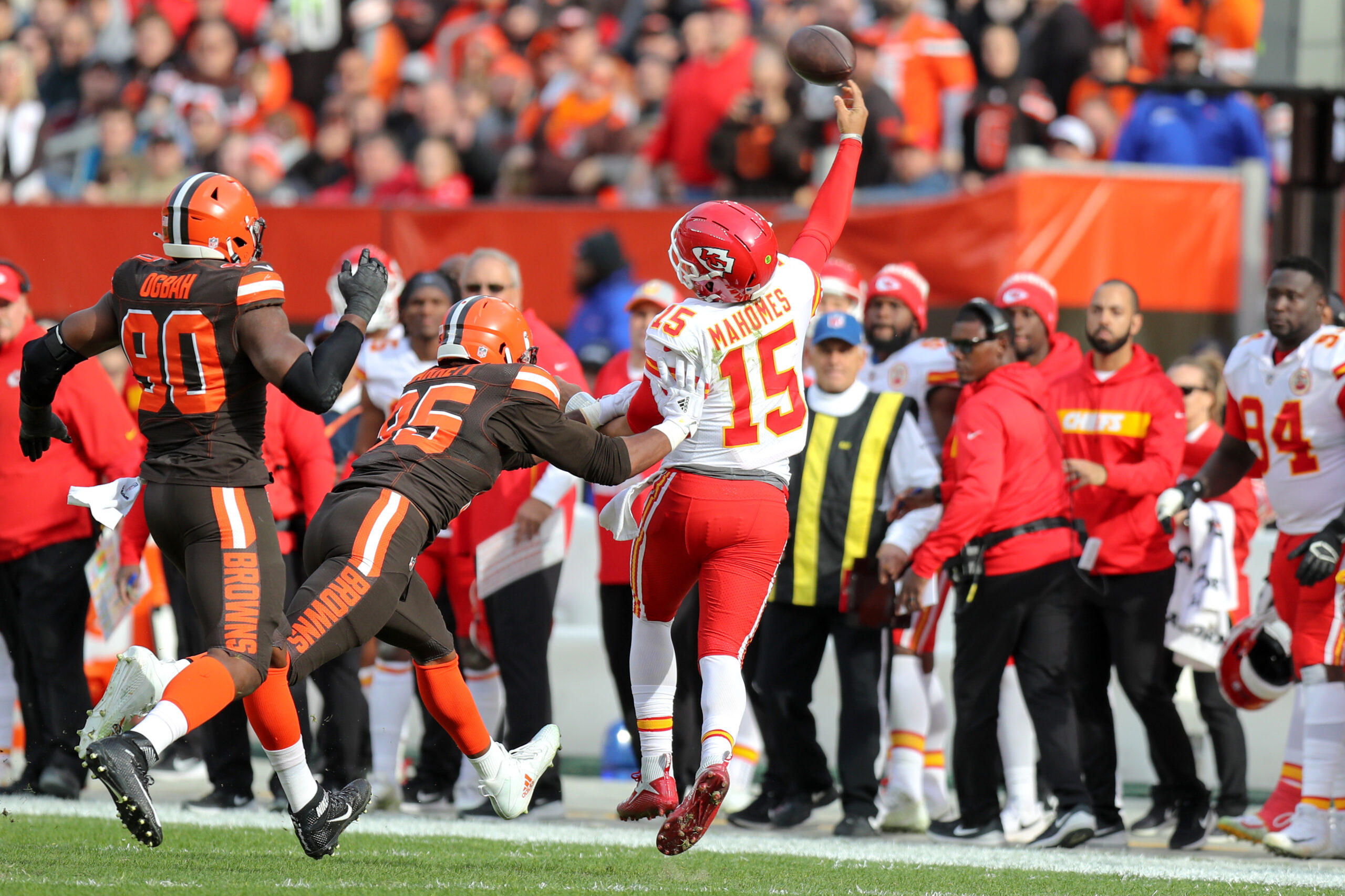 NFL: NOV 04 Chiefs at Browns