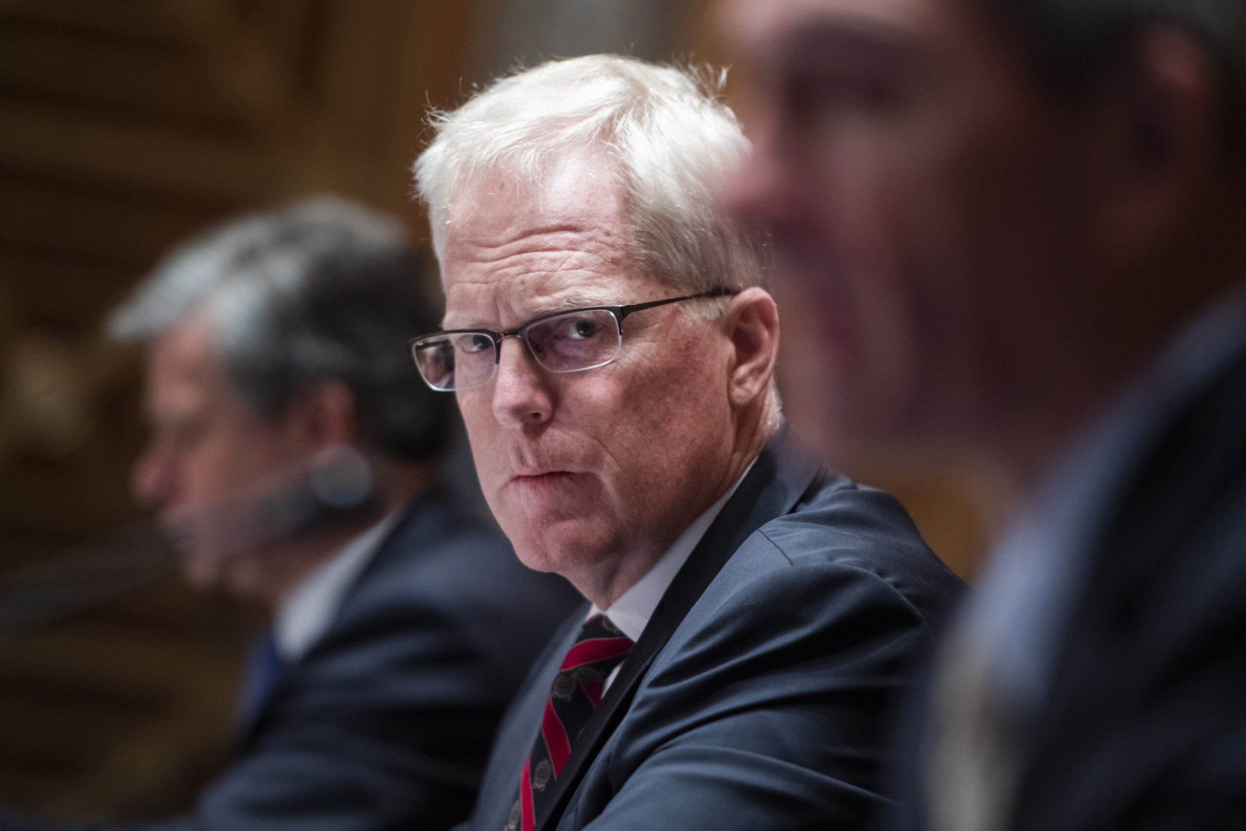 Former Trump defense secretary would cut military spending in half