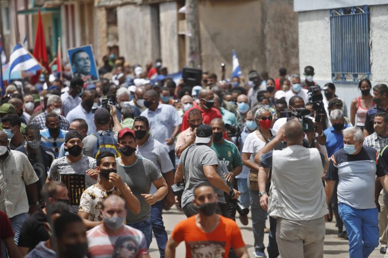 One dead, more than 100 unaccounted for amid anti-government protests in Cuba