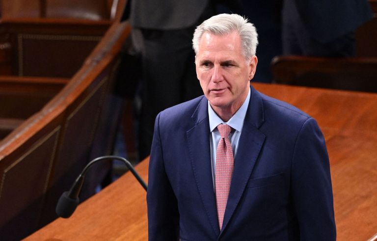 House Minority Leader Kevin McCarthy (R-CA) is seen at the Capitol in Washington on Dec. 21, 2022.