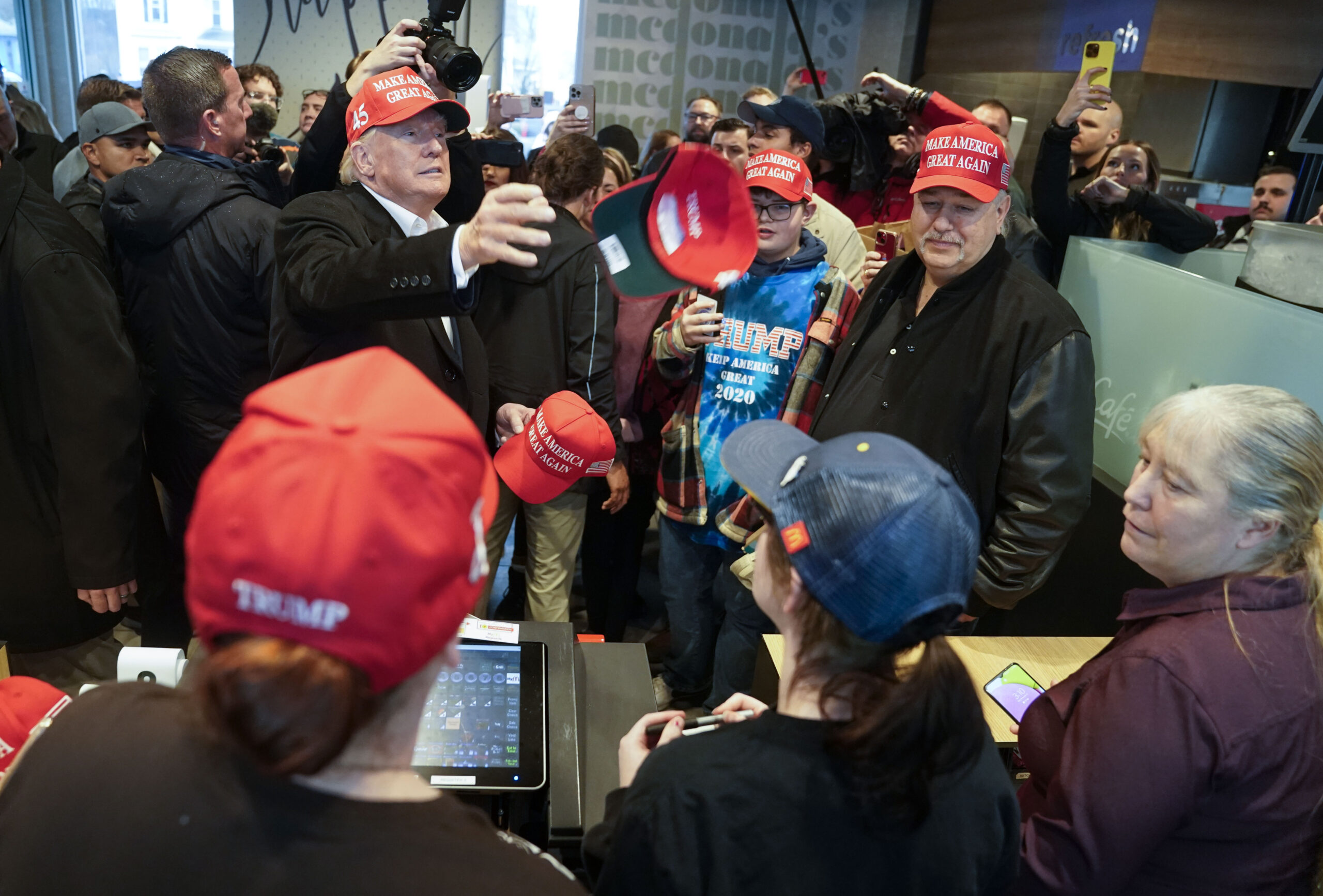 He’s loving it: Donald Trump goes to McDonald’s, tells worker he knows menu ‘better than anybody’