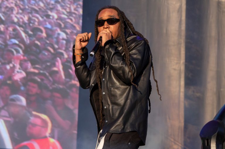 Takeoff of the band Migos performs during the Summer Smash Festival at Douglass Park on June 19, 2022 in Chicago, Illinois.