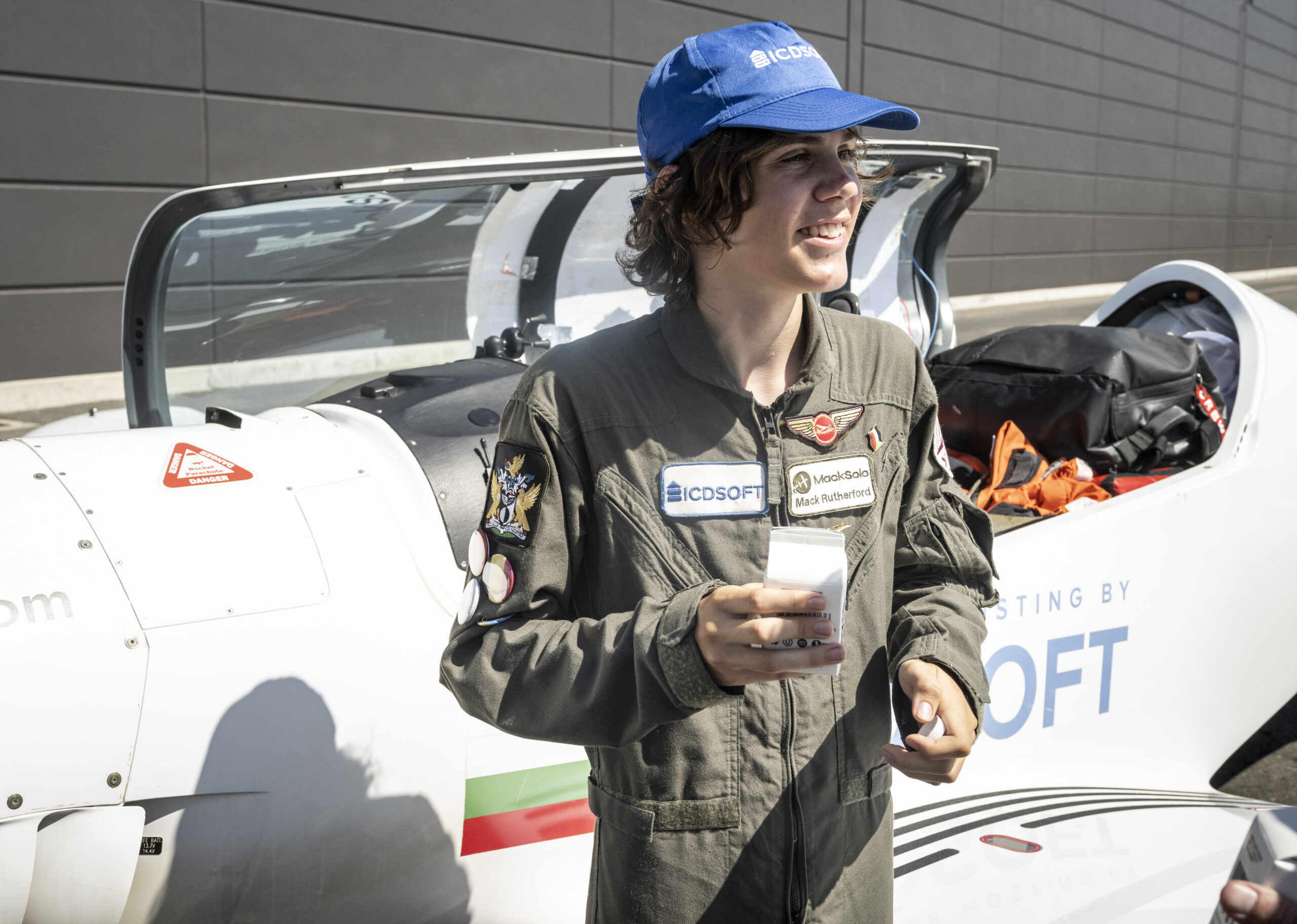 Teenage pilot lands in US on historic solo around-the-world voyage
