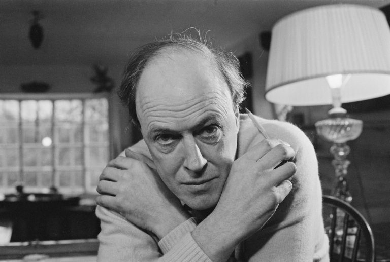 British novelist Roald Dahl photographed in the United Kingdom on December 1971. 