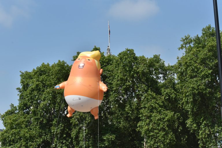 Trump Sails Along Blithely in Britain