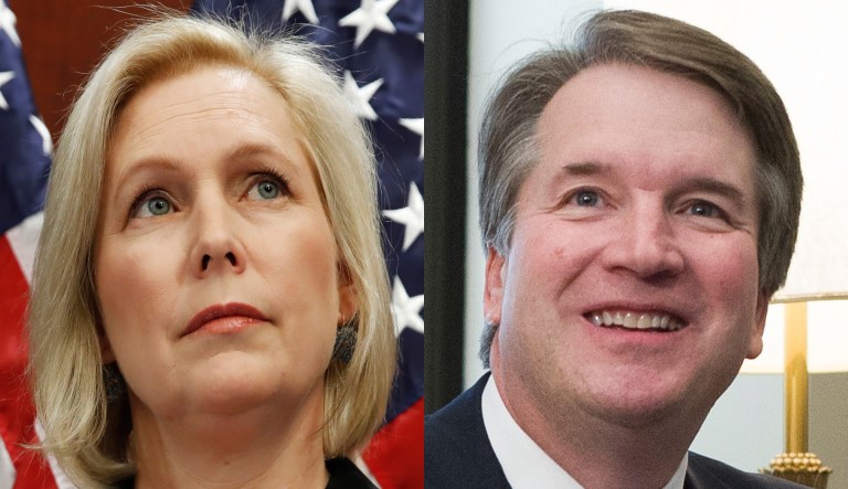 Gillibrand and Kavanaugh.