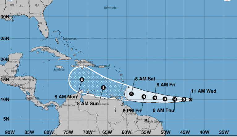 2020 Atlantic hurricane season breaks another record with earliest ever ‘G’ storm