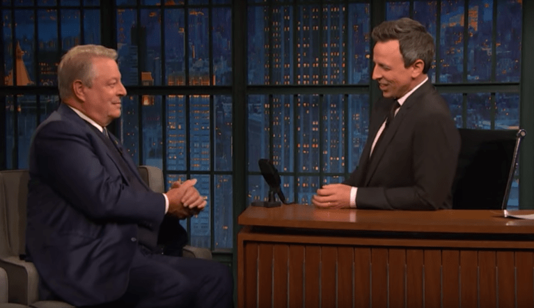 ‘Looks like fun’: Seth Meyers tells Al Gore ‘now’s your chance’ to enter 2020 race